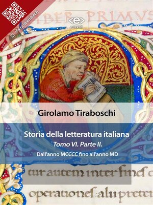 cover image of Storia della letteratura italiana del cav. Abate Girolamo Tiraboschi &#8211; Tomo 6. &#8211; Parte 2